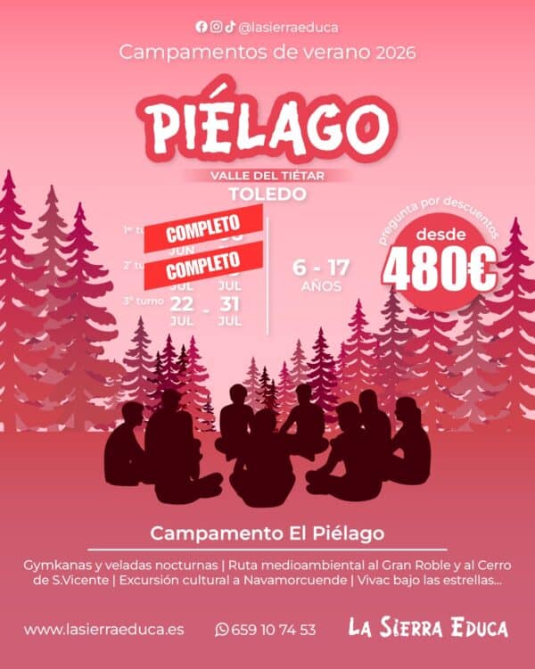 Campamento de Piélago 2026